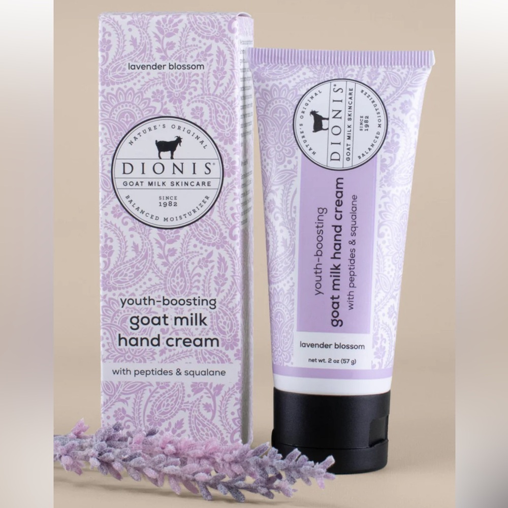 Dionis Youth Boosting Goat Milk Hand Cream in Lavender Blossom